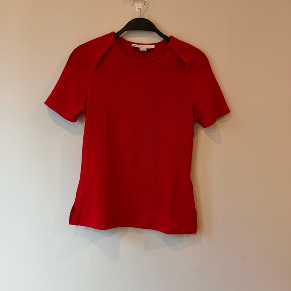 Y3 Crepe Red Top - Picture 2 of 6